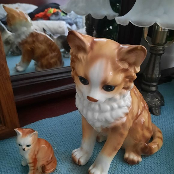 LEFTON CAT FIGURINES - Picture 2 of 3